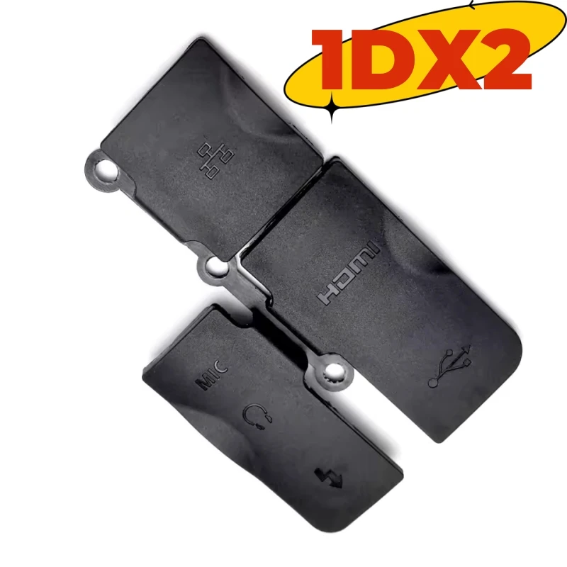 Фото Новый чехол для Canon 1DX (1-го поколения) 1DX2 EOS 1DX Mark I II USB, кожаный чехол для порта, боковая резиновая крышка микрофона, HDMI, крышка, чехол №1