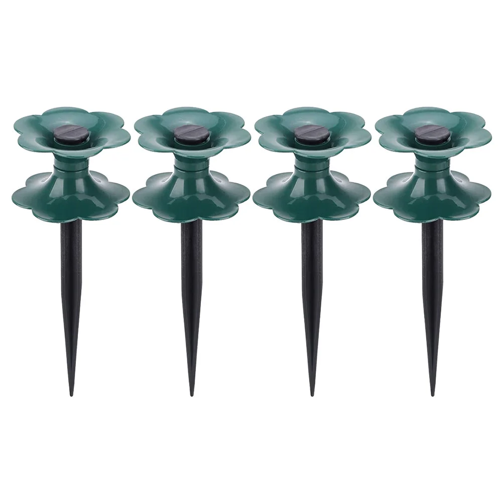 

4 Pcs Tube Reel Guide Wheel Lawn House Support Heavy Duty Hose Protecter Water Pipe