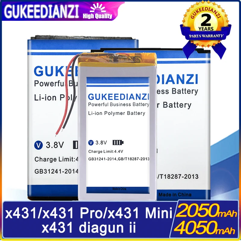 

Запасная батарея GUKEEDIANZI для Launch x431 pro/diagun ii, Высококачественная батарея