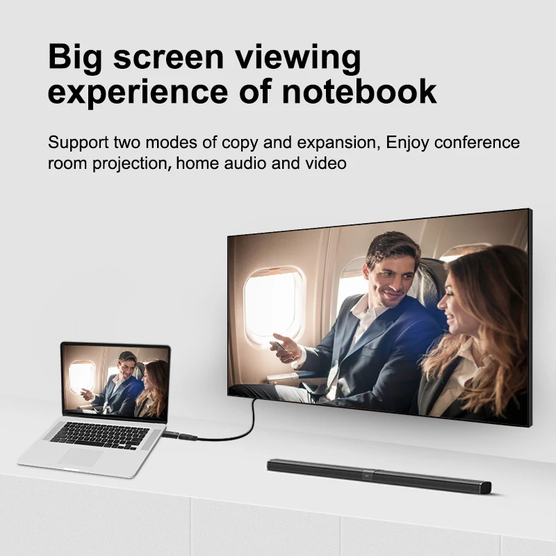 Переходник DP папа-мама HDMI-совместимый разветвитель порта дисплея HD ТВ-кабель