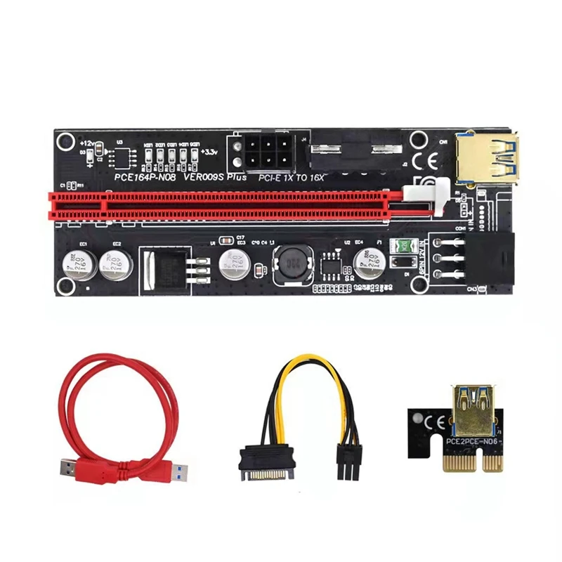 Графическая карта расширения PCIE Riser от 1X до 16X для графического процессора