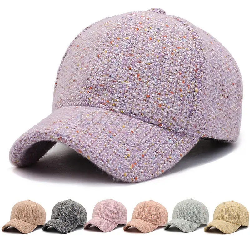 

Snapback Cap New Winter Men Women Hat Thickened Warm Baseball Caps Adjustable Size Couples Black Cap Bone Casual Sports Cap