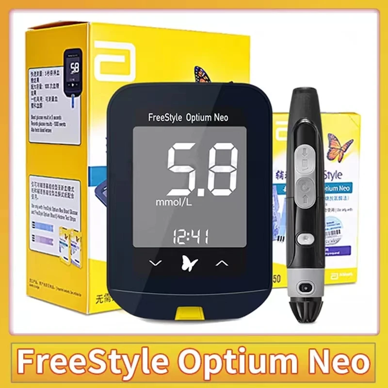 

New Freestyle Blood Glucose Test Strips & Lancets Sets Diabetes Monitor Blood Sugar Glucometer Test Kit Glucose Meter
