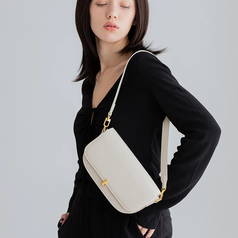 Модные женские сумки VENOF новинка 2022 летняя простая кожаная сумка через плечо