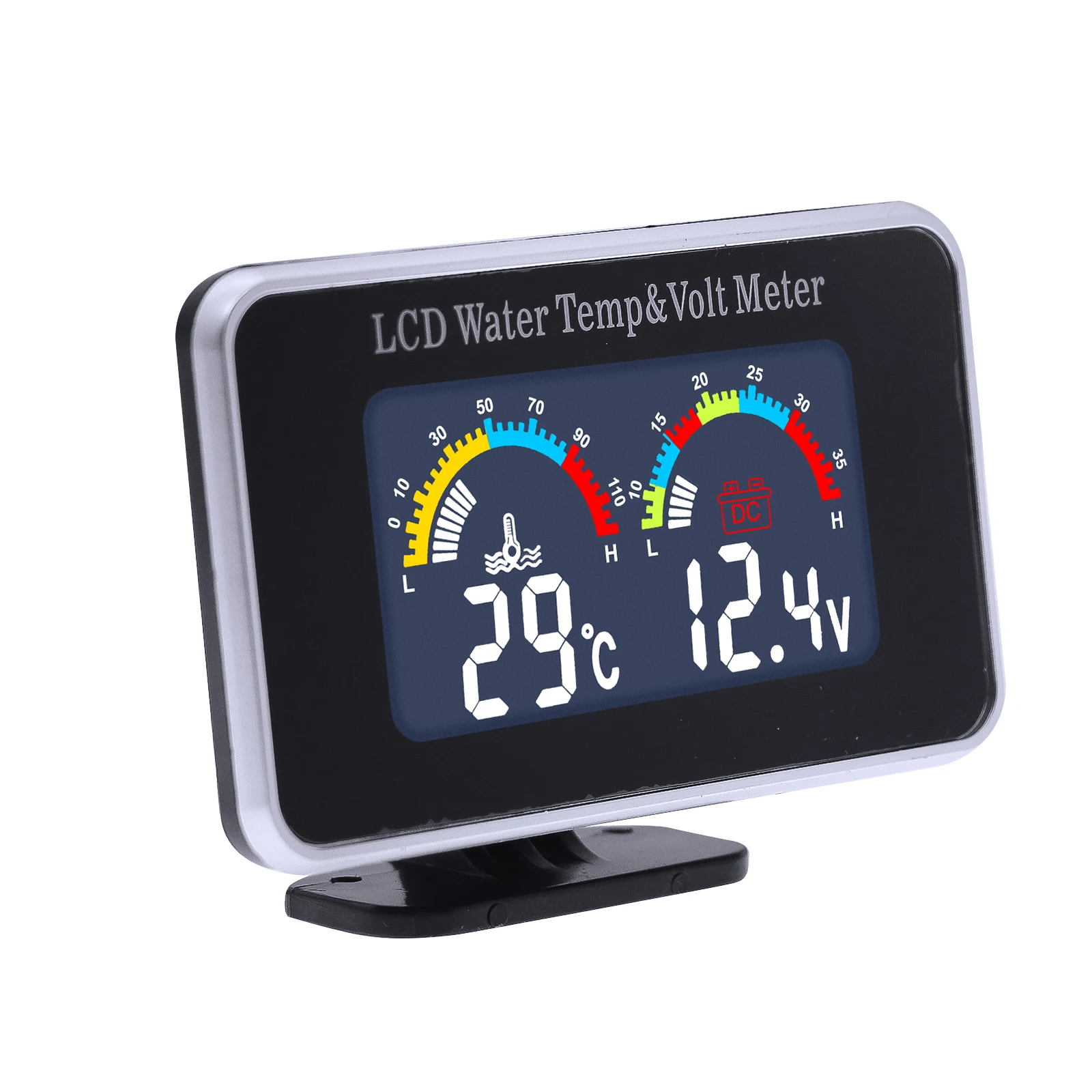 Водонепроницаемый ЖК-дисплей Цифровой Автомобильный датчик температуры воды 10