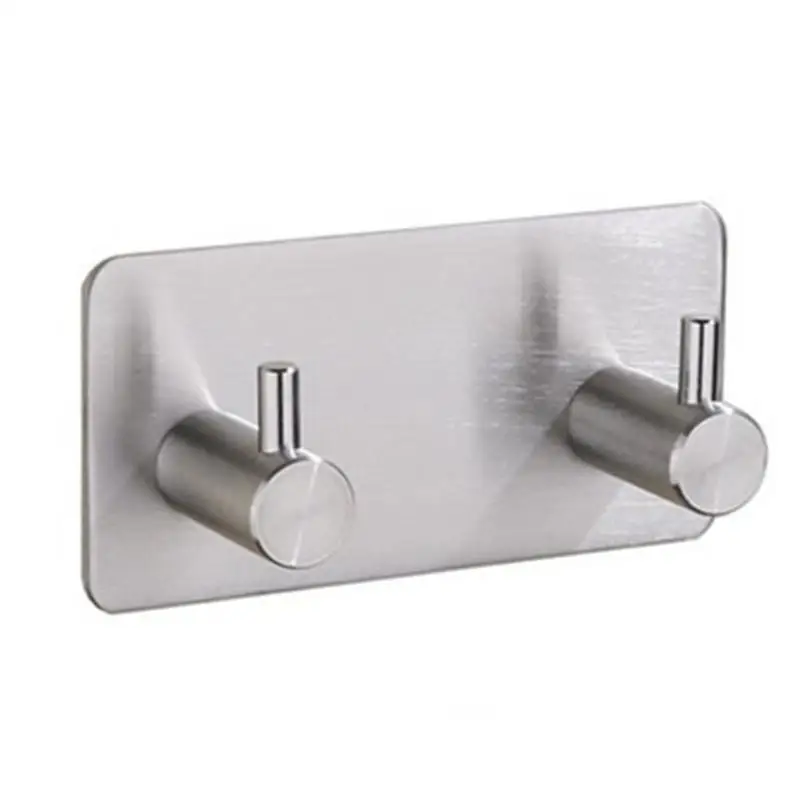 

Крючки из нержавеющей стали, прилипающая Прочная вешалка для хранения с защитой от ржавчины, настенный крючок для полотенец, крючок для ванной комнаты, кухни, фурнитура