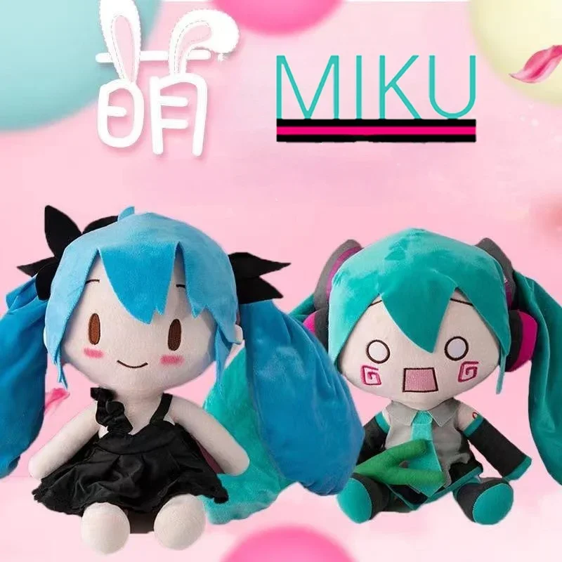 

Hatsune Miku Plush Doll Soft and Skin-friendly Material Anime Peripheral Cute Cartoon Kawaii Holiday Gift for Friends Size 27cm