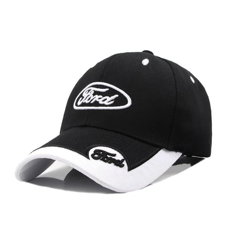 

2023 latest official flagship store Fords retro embroidery car logo baseball cap curved brim racing hat sun visor