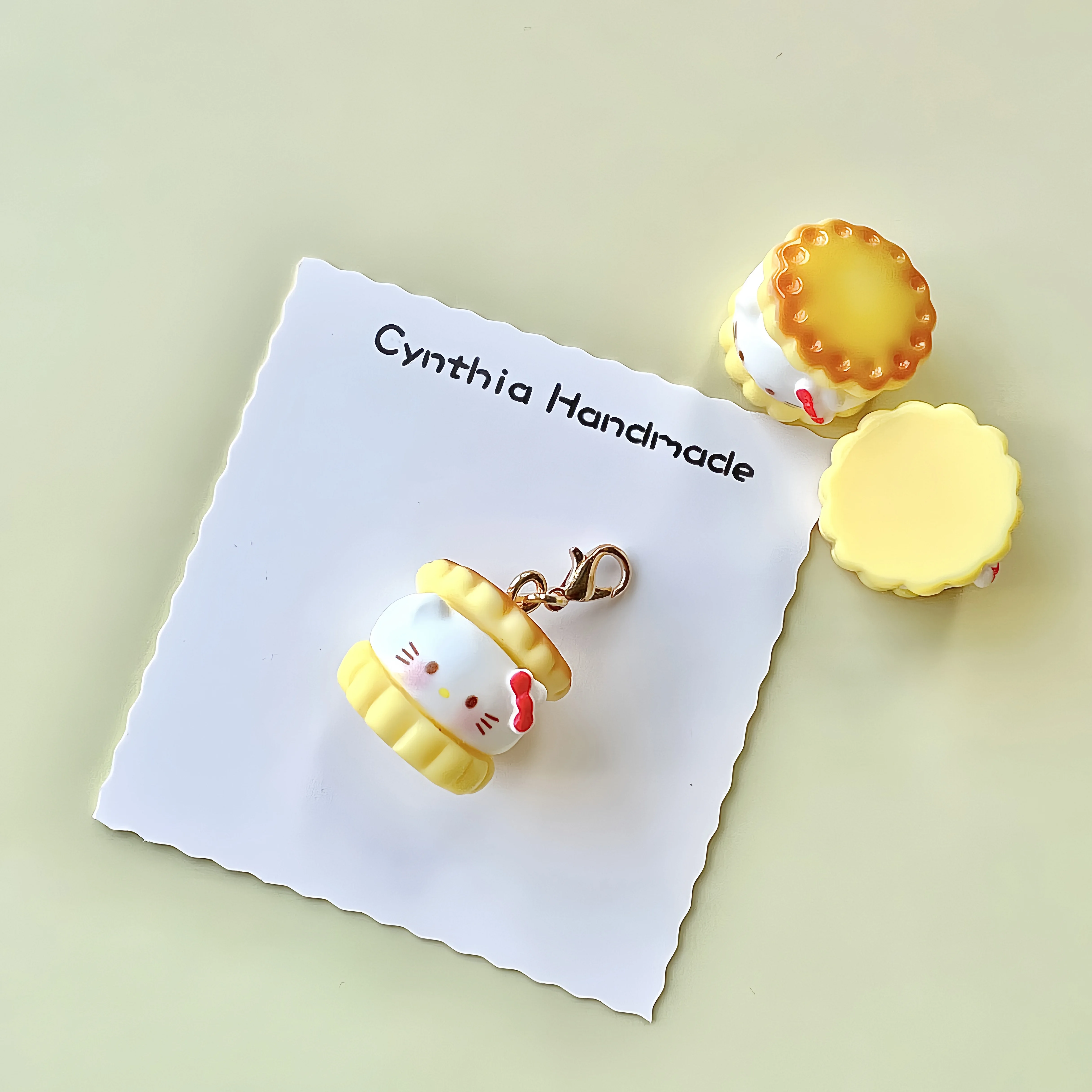 Торт Минифуд Очаровательный Брелок Подвеска Ручной Работы Мультфильм Ремешок