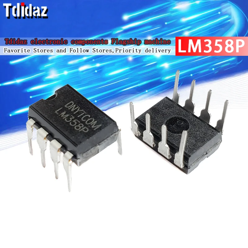 

Новый и оригинальный чипсет IC LM358N DIP8 LM358P DIP LM358 DIP-8, 10 шт.
