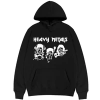 heavy metals chemistry periodic table rock roll music physics biology hoodie classic vintage hoodies men women casual sweatshirt