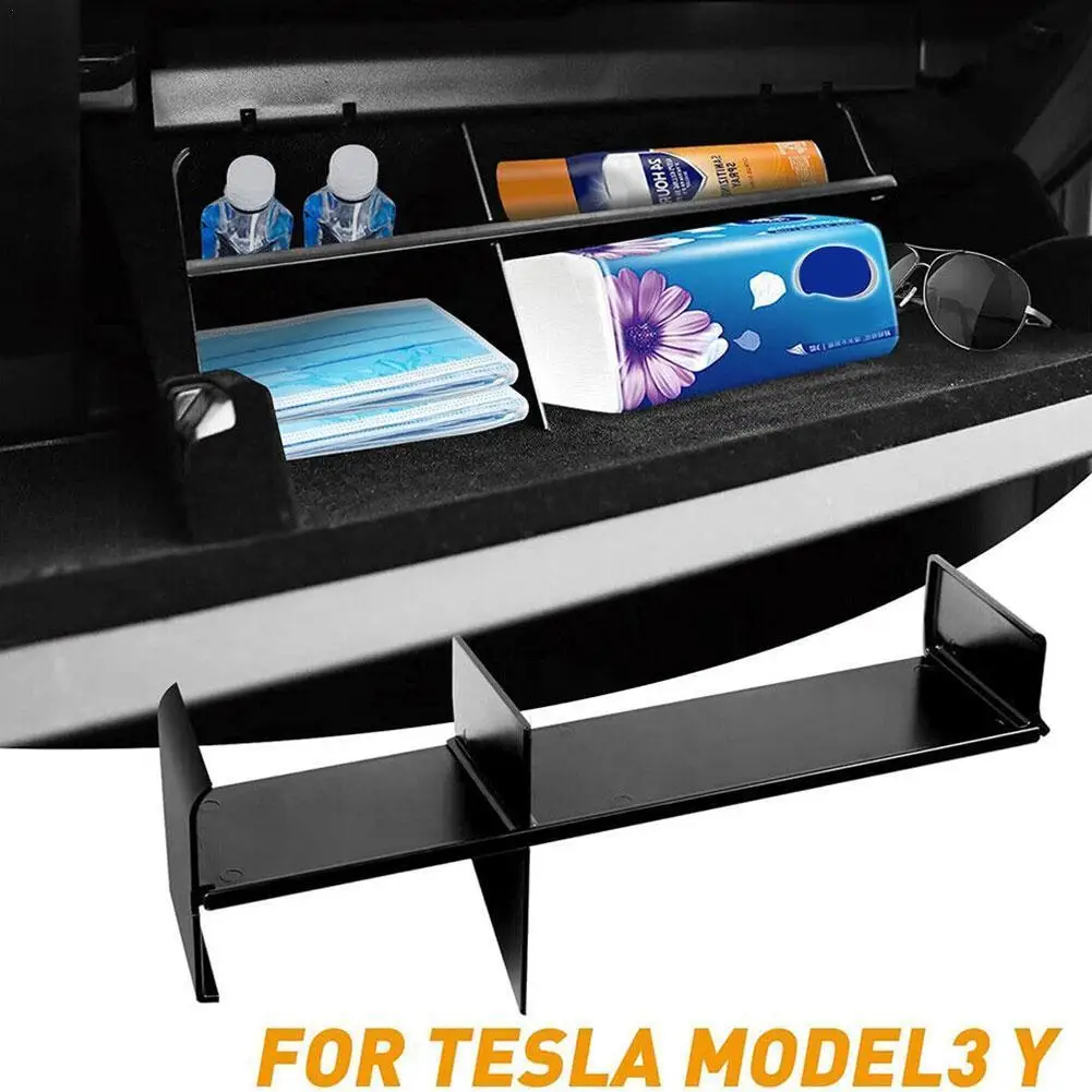 

Maximize Space Usage Storage Divider Center For Tesla Model 3 Y 2022/2023 Glove Box Organizer Console Plate Accessories E4K9