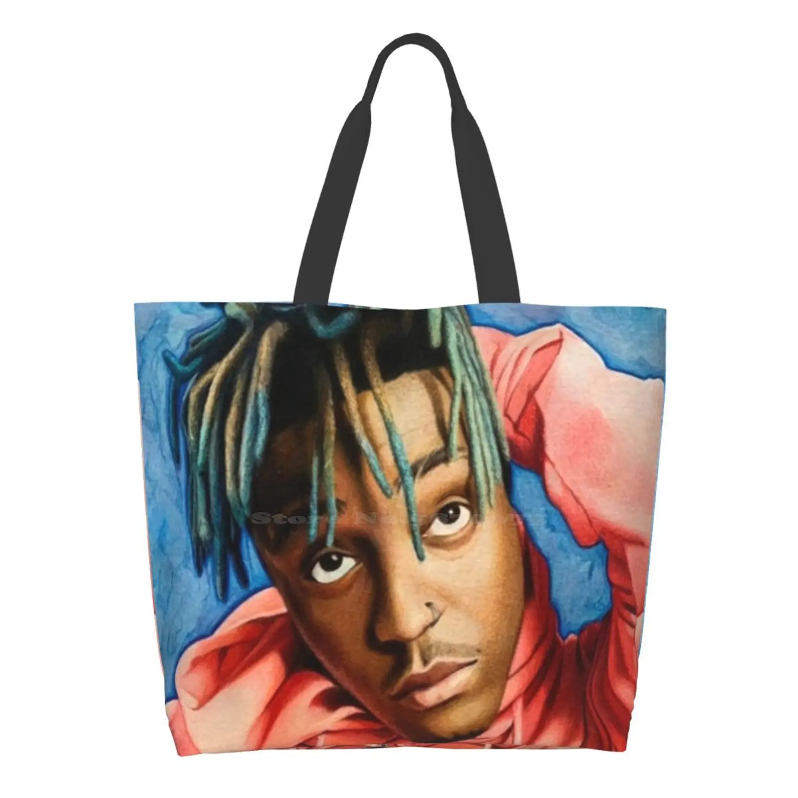 

Многоразовый складной пакет для покупок Juice Wrld Legends Never Die, большой размер