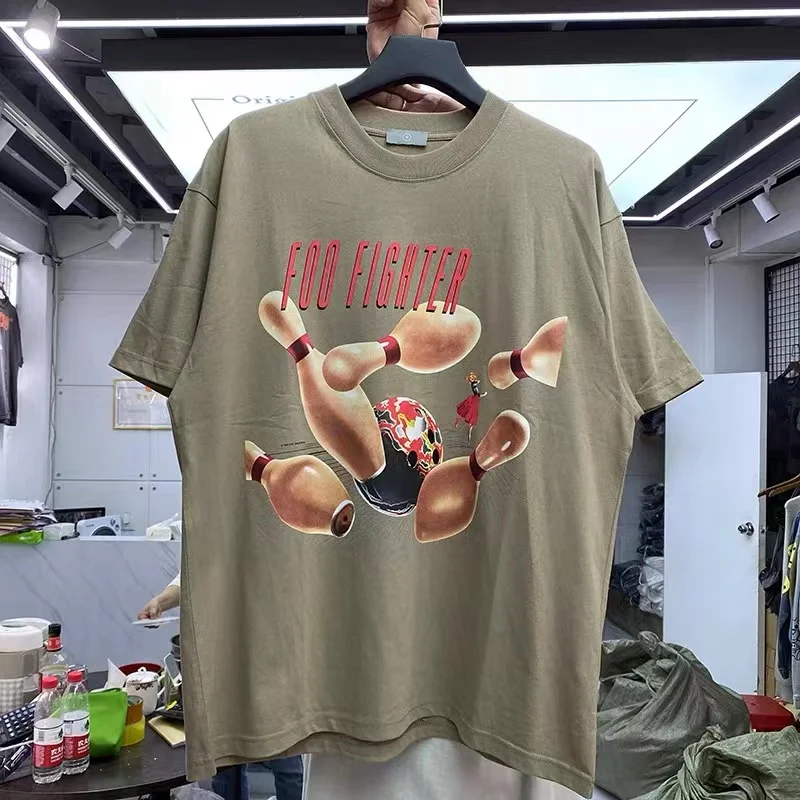 

Personalized printed round-necked loose short-sleeved t-shirt man