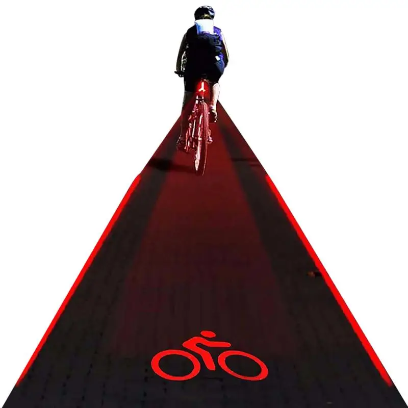 

Ultra Bright Bike Tail Light Tail Light For Bicycle Cycling Cycling Multi-Modes Light Projection Adjustable LED Indicators For