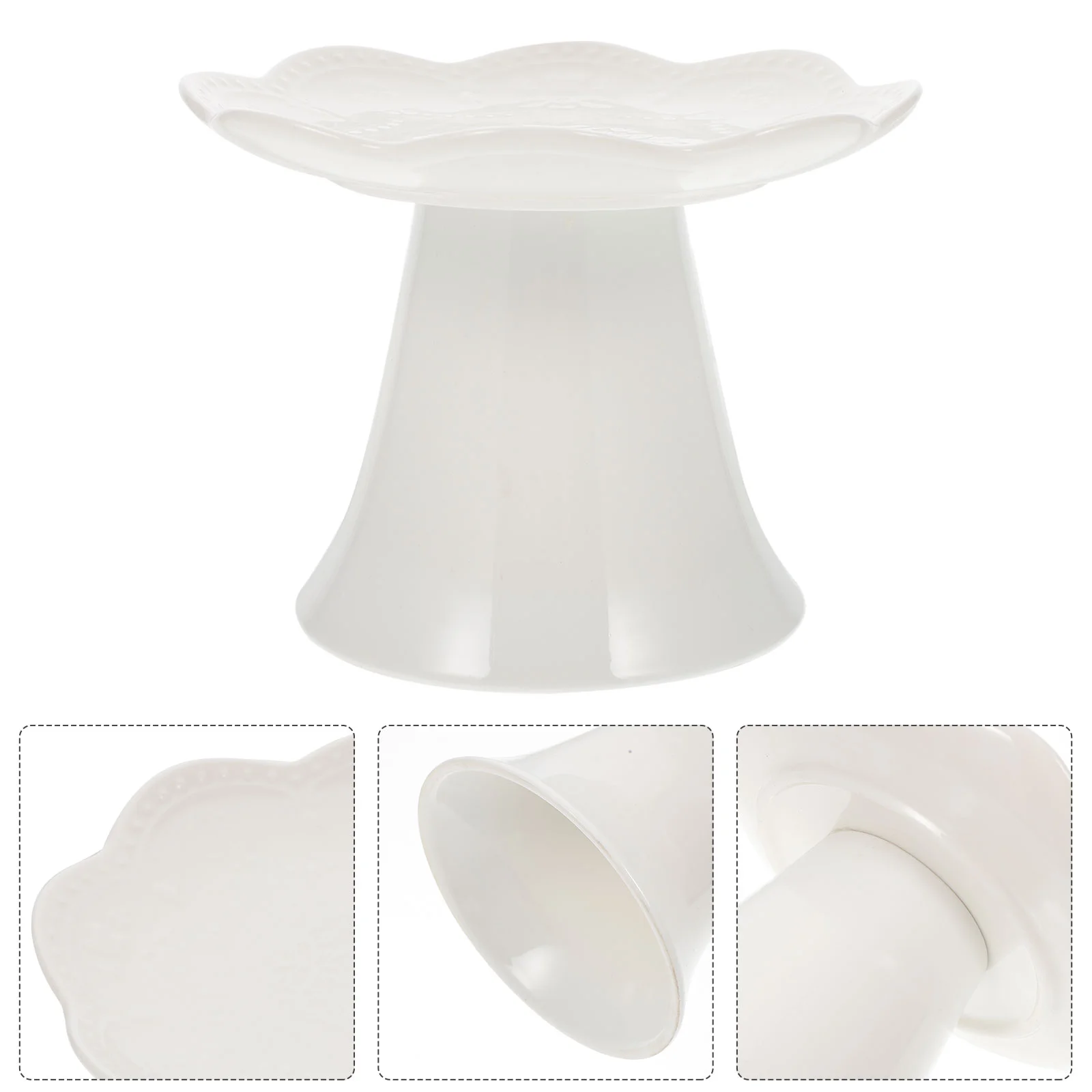 

Декоративный поднос для торта, стойка для хранения десертов, поднос для демонстрации фруктов и закусок, керамическая тарелка