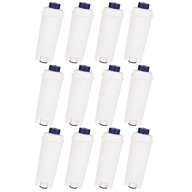 

12 Pack Coffee Machine Water Filter For Delonghi DLSC002 Filter Cartridge Compatible With ECAM, ETAM, EC680, EC800