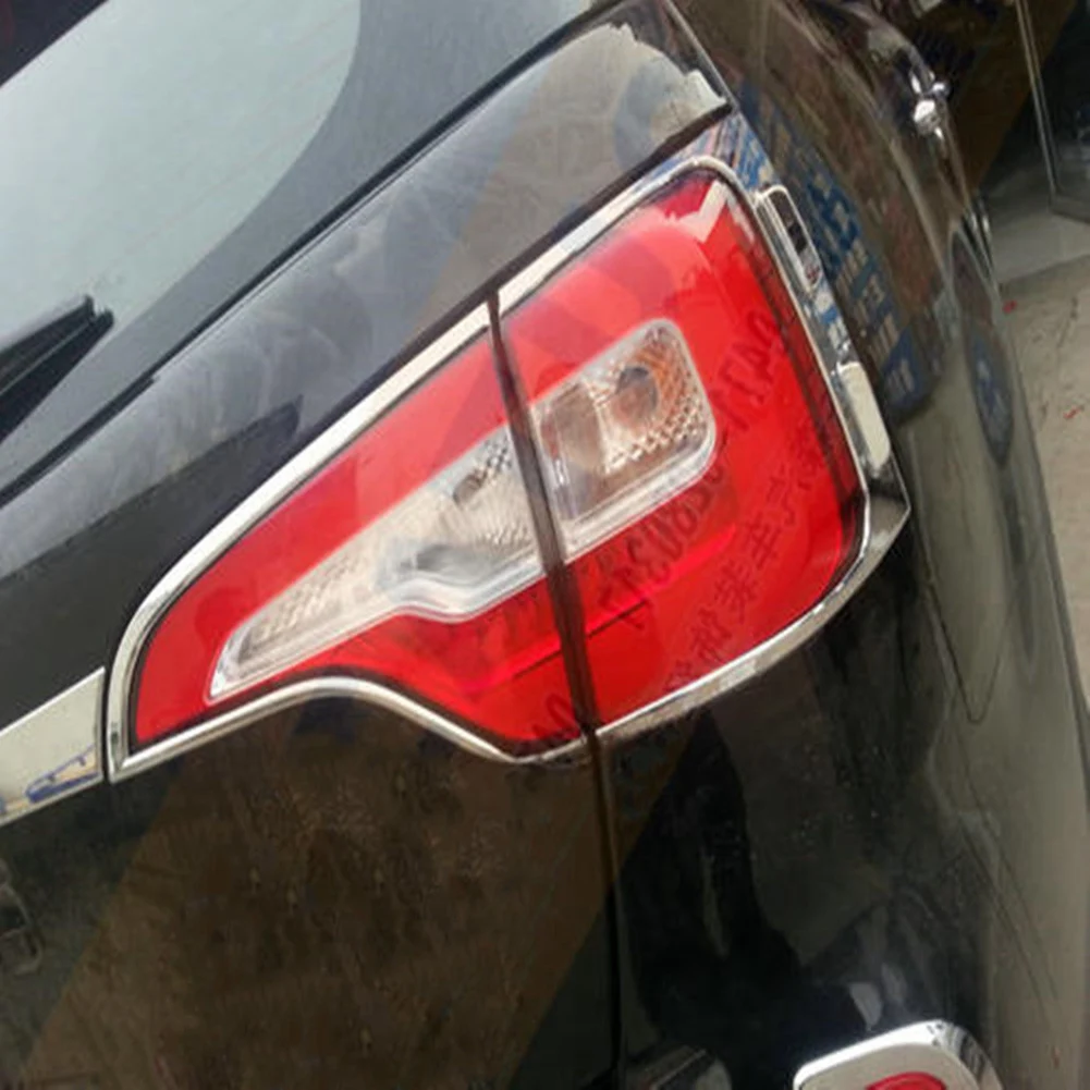 Для Kia Sorento 2013 2014 2015 ABS хромированная крышка заднего фонаря накладка защитная
