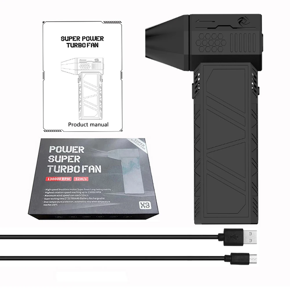 1шт. 130000 Турбовентилятор об/мин мини-турбореактивный вентилятор ручной