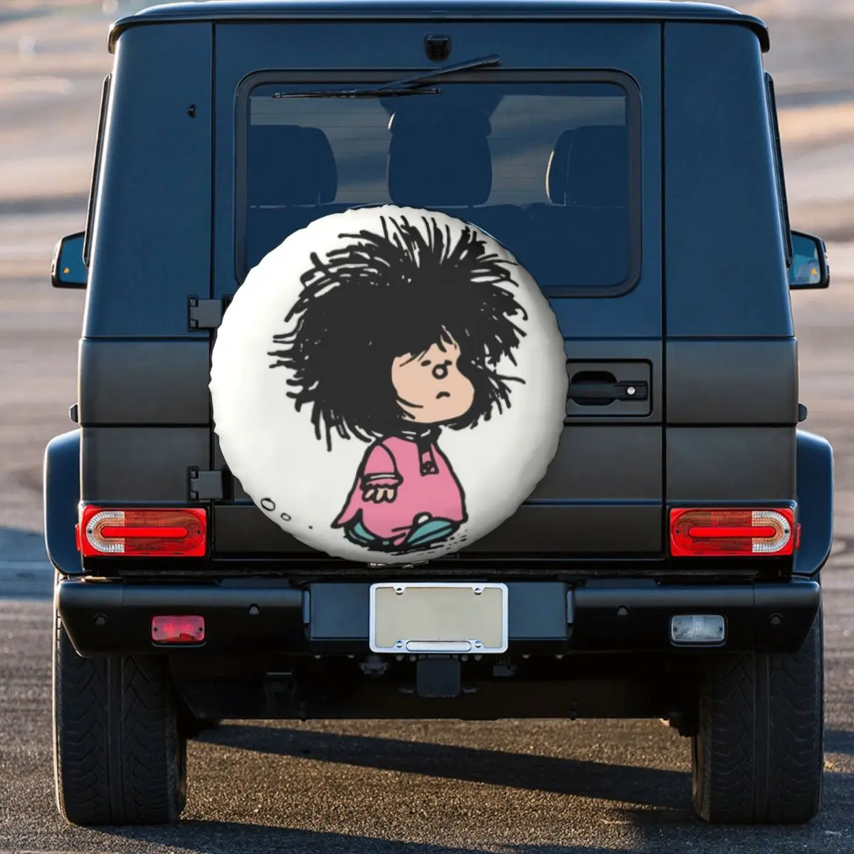 Чехол Humor манга Mafalda для запасных колес чехол Mitsubishi Pajero Quino Аргентина Аксессуары