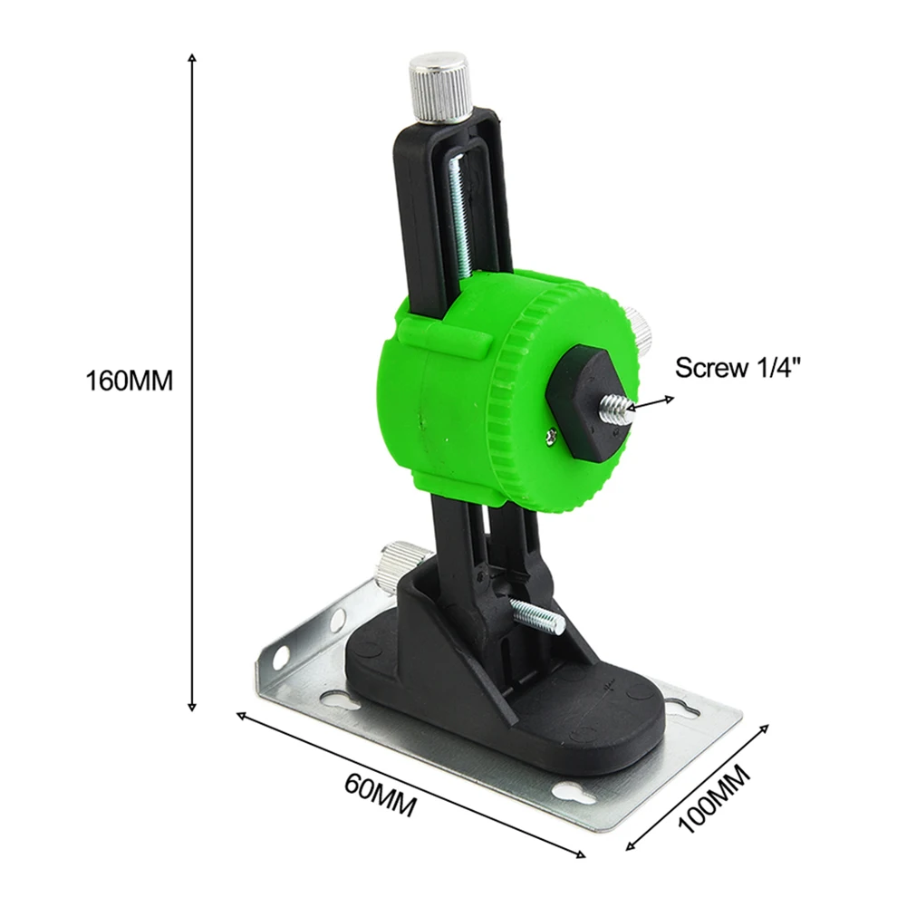 

Level Wall Bracket Wall Mounted Bracket 160*100*60mm 360° Rotatable Base Black+Green Hanging Bracket Brand New