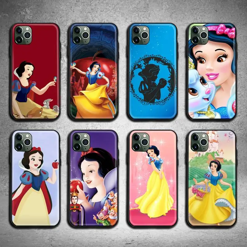 

BANDAI Princess Snow White Phone Case For iphone 13 12 11 Pro Max Mini XS Max 8 7 6 6S Plus X 5S SE 2020 XR cover