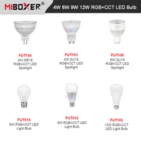 miboxer 4w 5w 6w 9w 12w led spotlight e27 gu10 mr16 rgbcct smart light room decoration blub 2 4g remotephone appvoice control