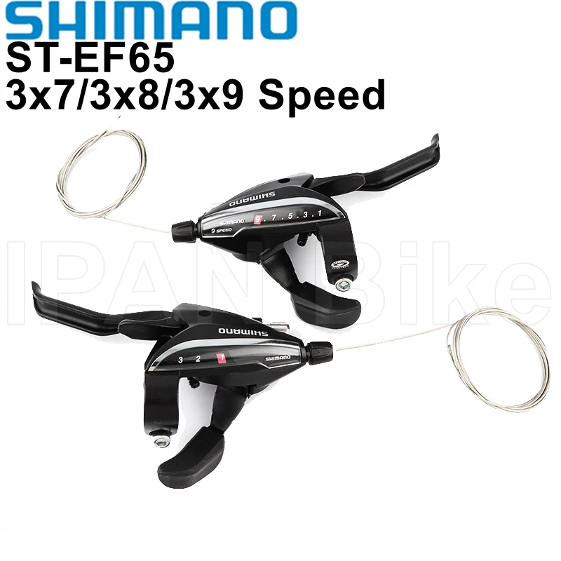 

Shimano ST-EF65 Bike Shift/Brake Lever ST EF65 3x7/3x8/3x9 21/24/27 Speed MTB Bike Shifters ST EF65 Conjoined Shift Lever