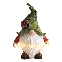 christmas gifts solar energy light elf statue garden gnome decoration outdoor garden ornaments