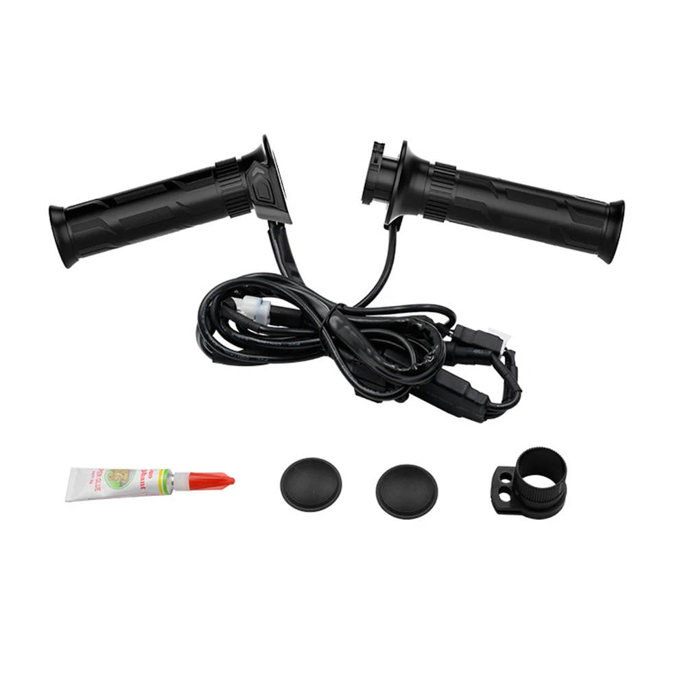 

Motorcycle Electric Heating Handle Grip Smart Five-speed Temperature Control Handle for Riding Heating Motorcycle Accessories