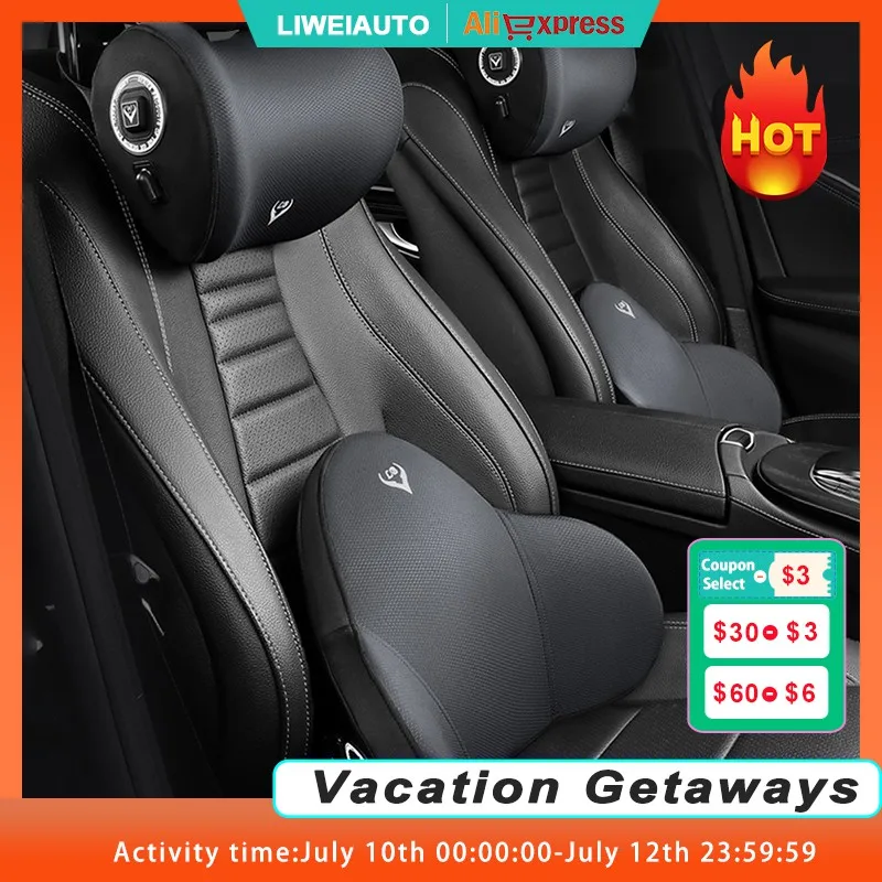 Автомобильная подушка для шеи Интеллектуальная электрическая массажная