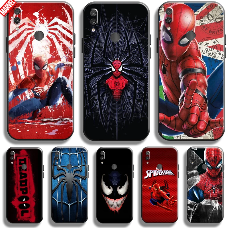 

Venom Spiderman Deadpool Phone Case For Xiaomi Redmi Note 7S Silicone Cover Back Funda Ultra-Thin Coque Carcasa Bumper Soft TPU