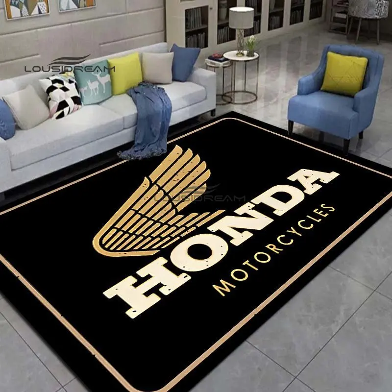 

HRC Honda logo Carpets and rugs Fashion Motorcycle Living room Bedroom Large area soft Carpet Home Children's room floor Mat