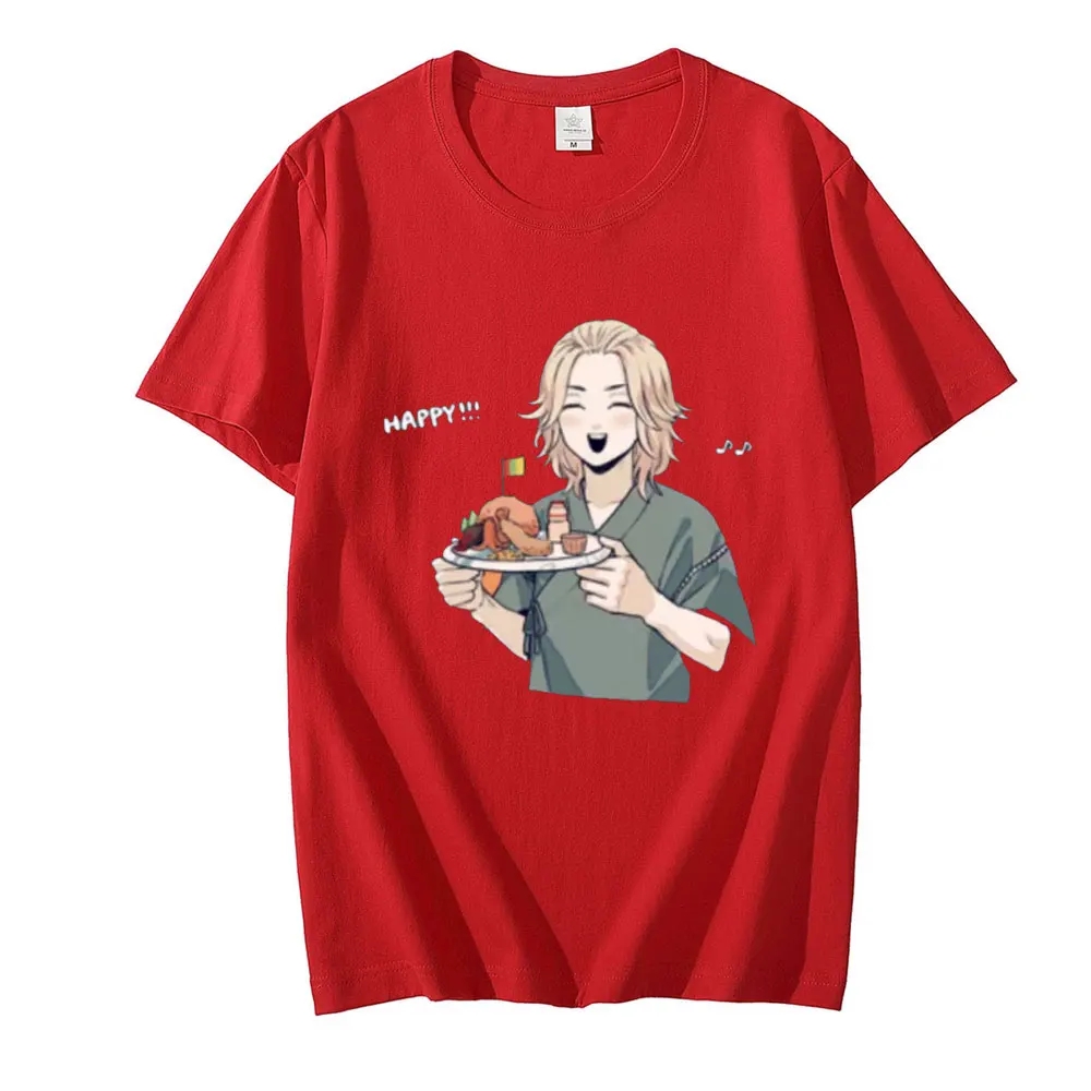 

Футболка с японским аниме принтом Токио, новинка 2022, мужская и женская рубашка, модная уличная футболка с коротким рукавом и изображением ма...