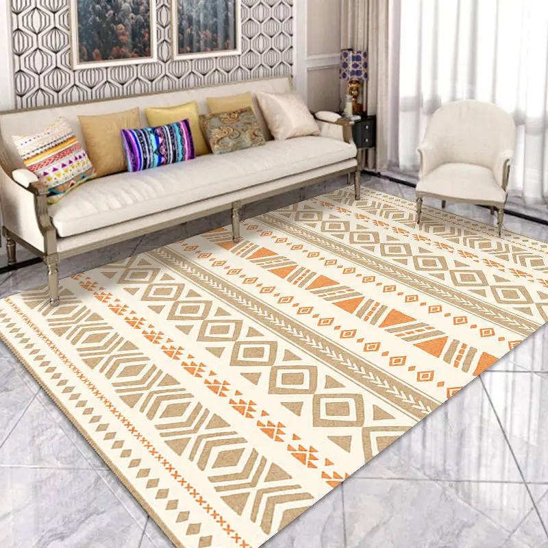 

Moroccan Carpets for Living Room Decoration Large Area Rugs Household Bedroom Bedside Balcony Carpet Bay Window Tatami Floor Mat