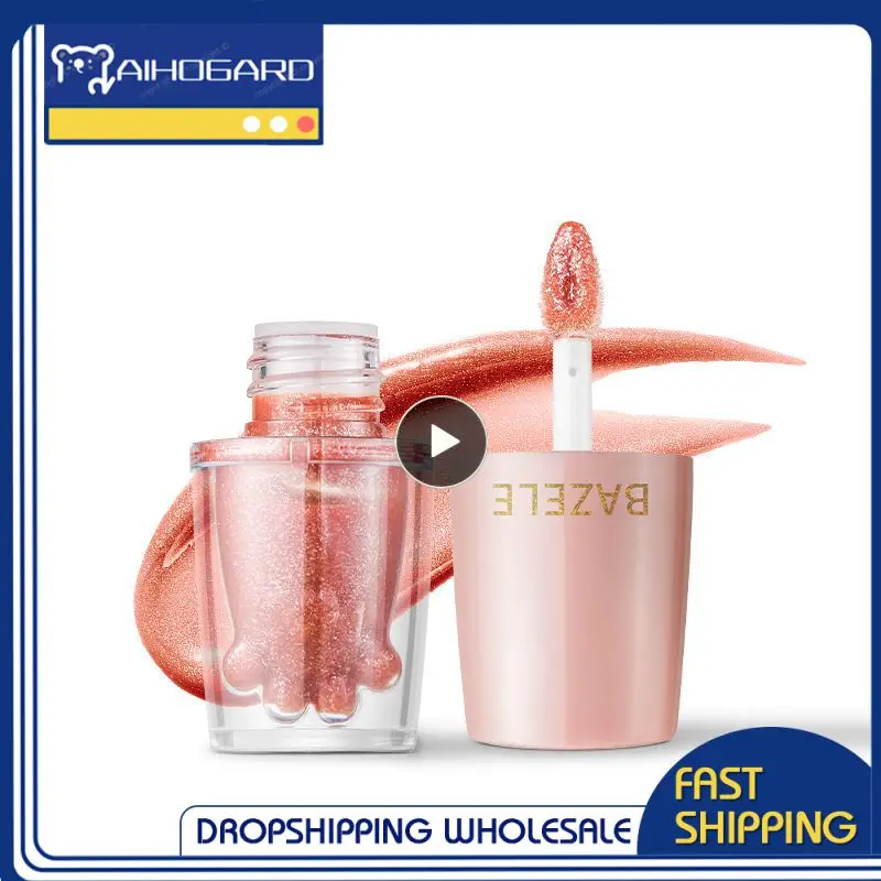 

Cute Cat Paw Mirror Lip Gloss Lipstick Hydrating Lipstick For Lip Makeup Waterproof Lipsticks Satin Glitter cosmetic TSLM1