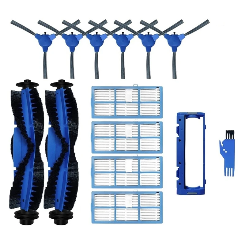 

Набор запасных частей для робота-пылесоса Bagotte BG600, основная боковая щетка, фильтр НЕРА, тряпка