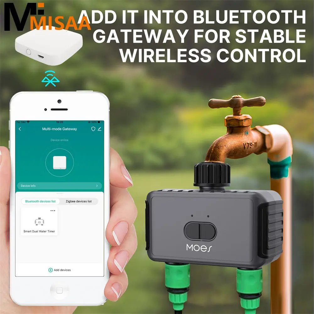 

Bluetooth 14.00*6.25*11.86cm Innovative Intelligent Convenient Efficient Wireless Water Valve For Sprinkler System Doodle 150g