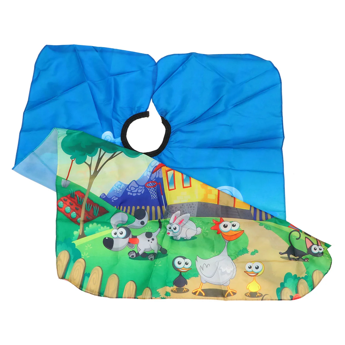 

Child Haircut Cape Cartoon Printing Hair Cutting Cape Salon Barber Cloak Hairdressing Apron for Kids Boys