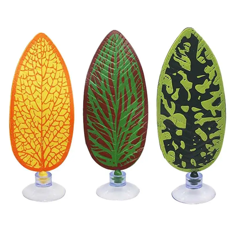 

Fish Tank Landscaping Leaf Aquarium Ornamental Water Plants Highly Simulated Artificial Leaf For Fish Tank Decoration Accessory