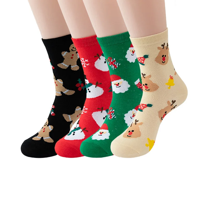 5Pairs Womens Cute Dog Patterned Animal Socks Colorful Funny Casual Cotton Novelty Crew Socks Christmas Holiday Crew Socks Gifts