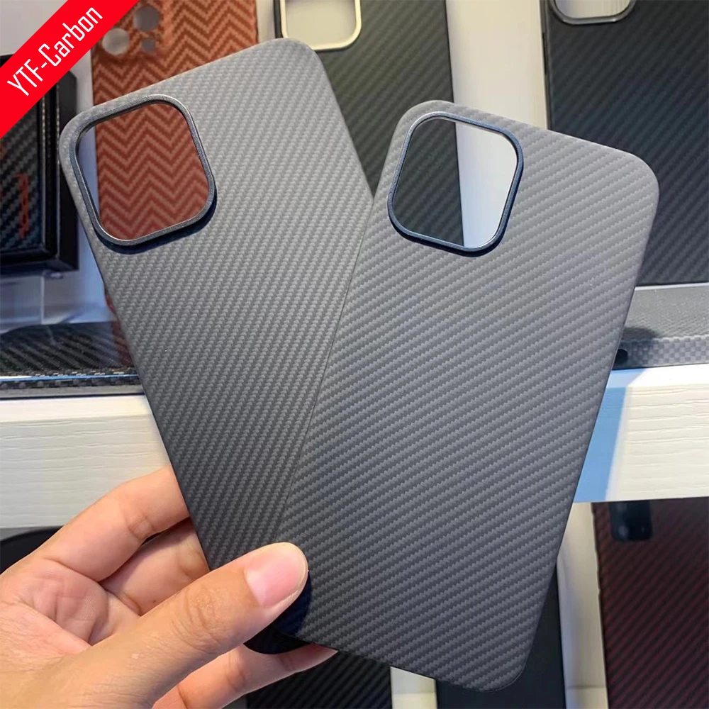 Чехол для телефона из углеродного волокна YTF-carbon 600D iPhone 12 Pro Max ультратонкий