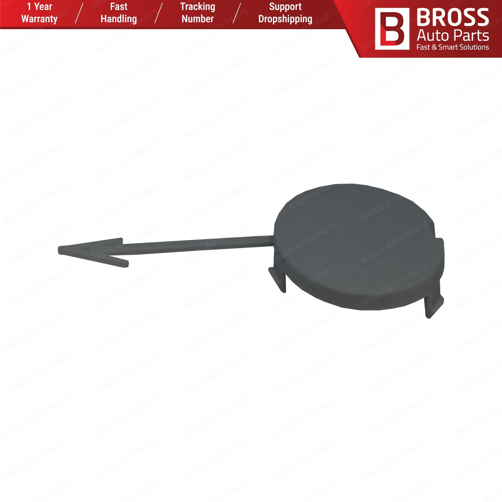 Bross Auto Parts BSP706 Front Bumper Tow Bar Eye Cover 7S7117A989BA 7S71-17A989-BA for Ford MK4 2007-2014 Ship From Turkey | Автомобили и