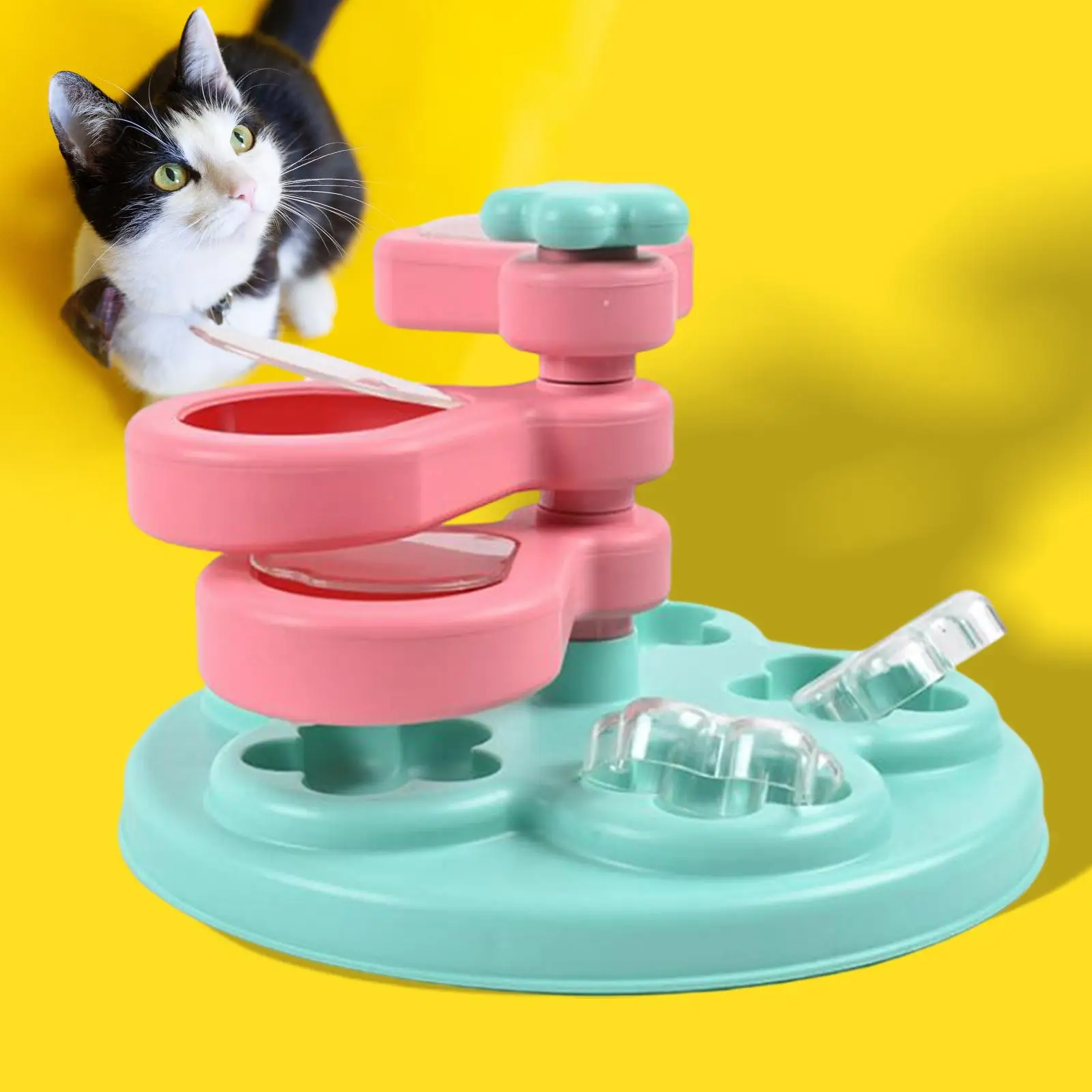 

Интерактивная игрушка для кошек и котят, товары для домашних животных, устройство для утечки, вращающиеся аксессуары