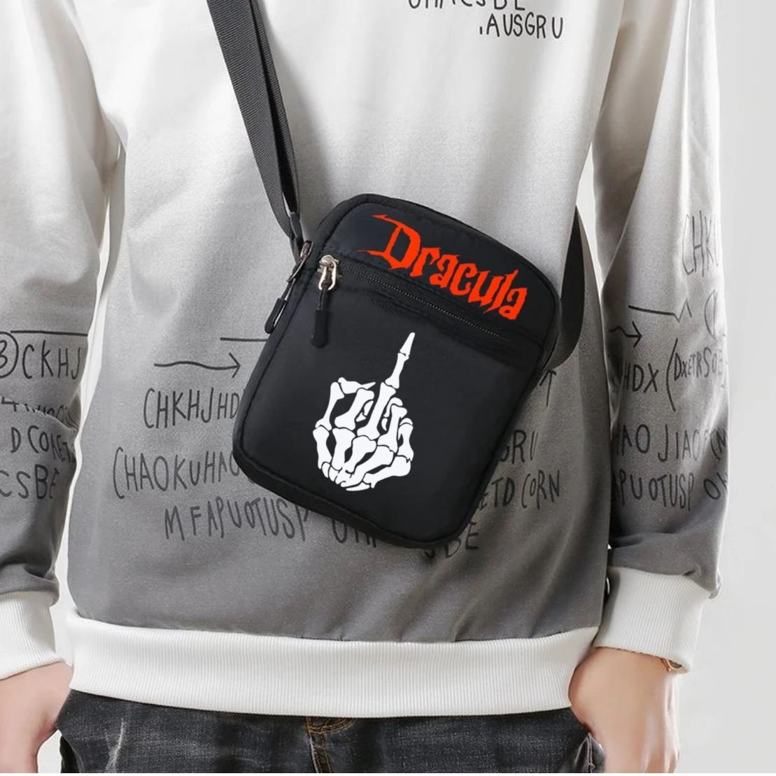 Fashion Men Shoulder Bag Cool Bag Small Bag Messenger Bag Square Crossbody Bags