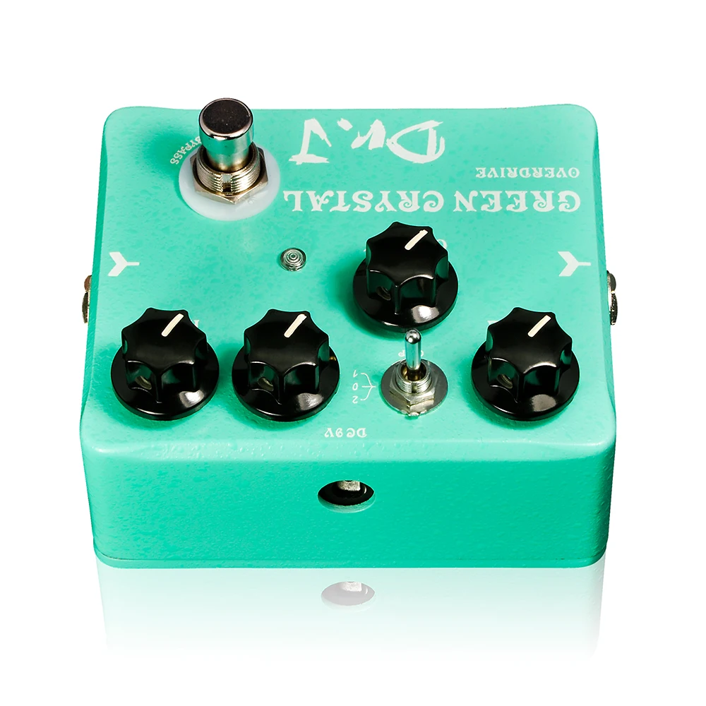 Педаль для гитары D50 GREEN CRYSTAL Overdrive педаль создания эффектов на гитаре ручки