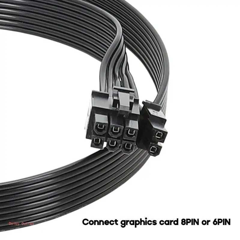 Кабель питания 8PIN-8PIN (6+2) 18AWG для модульных блоков HX1200 HX1000 HX850 HX750 50/60/70/100 см
