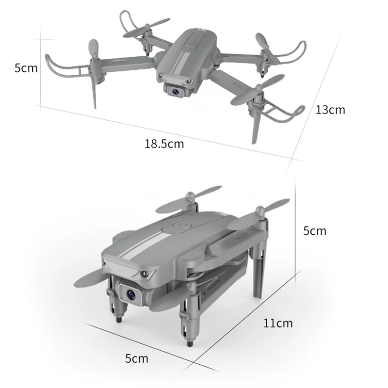 Электрический мини-Дрон S17 RC складной Квадрокоптер с дистанционным управлением 4K