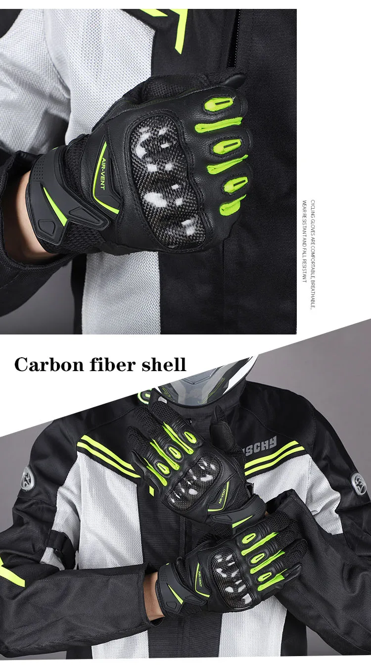 Мотоциклетные Перчатки VEMAR в стиле ретро из натуральной кожи дышащие с сенсорным