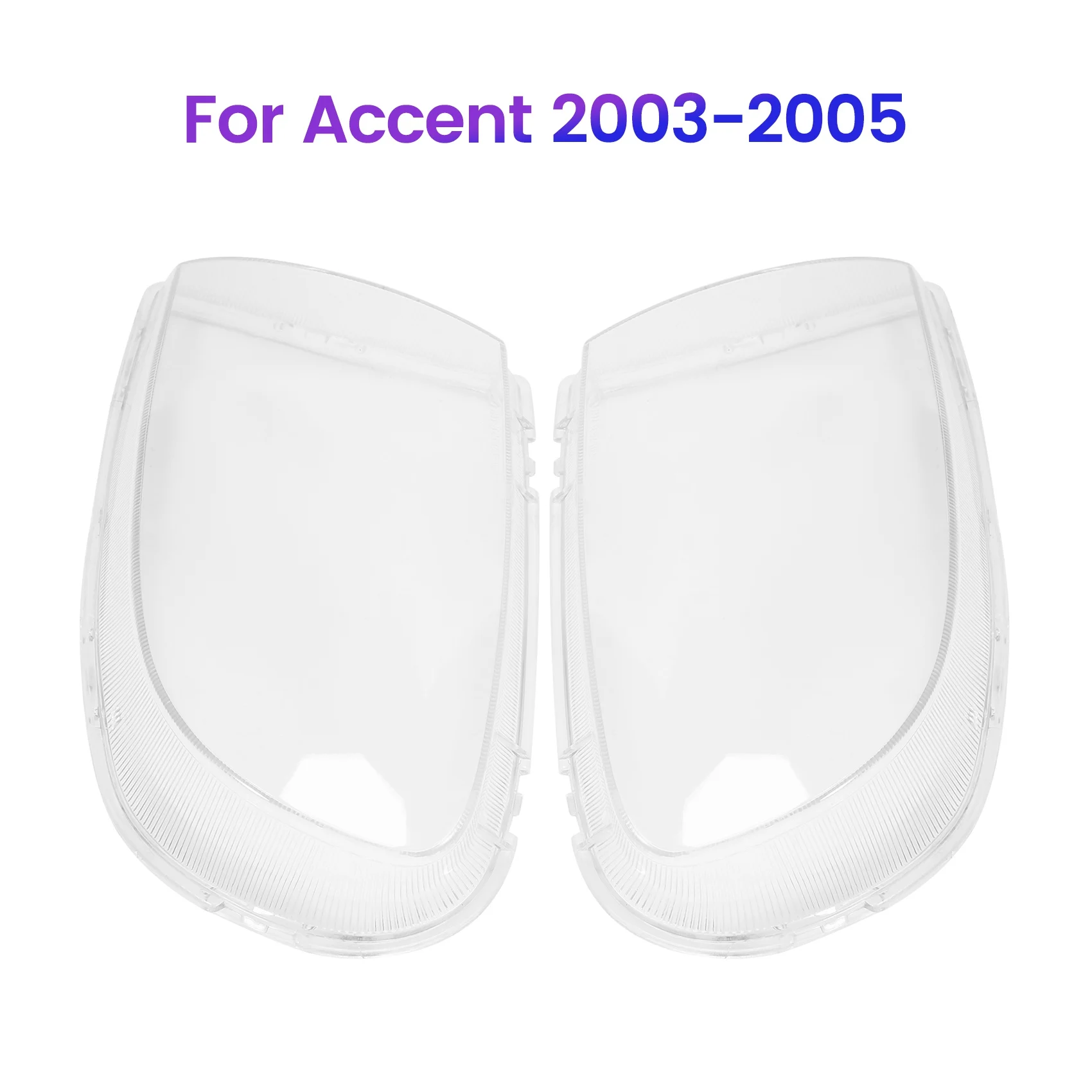 

Для Hyundai Accent 2003-2005 левая и правая Автомобильная фара, крышка объектива, навес фары, оболочка автомобиля, Детская оболочка, пара крышек